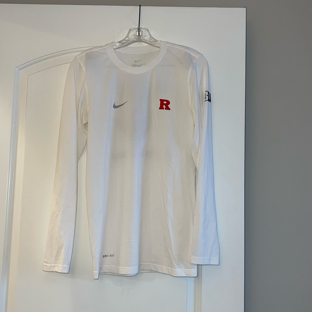 Nike Dri Fit Rutgers Track Long Sleeve Shirt